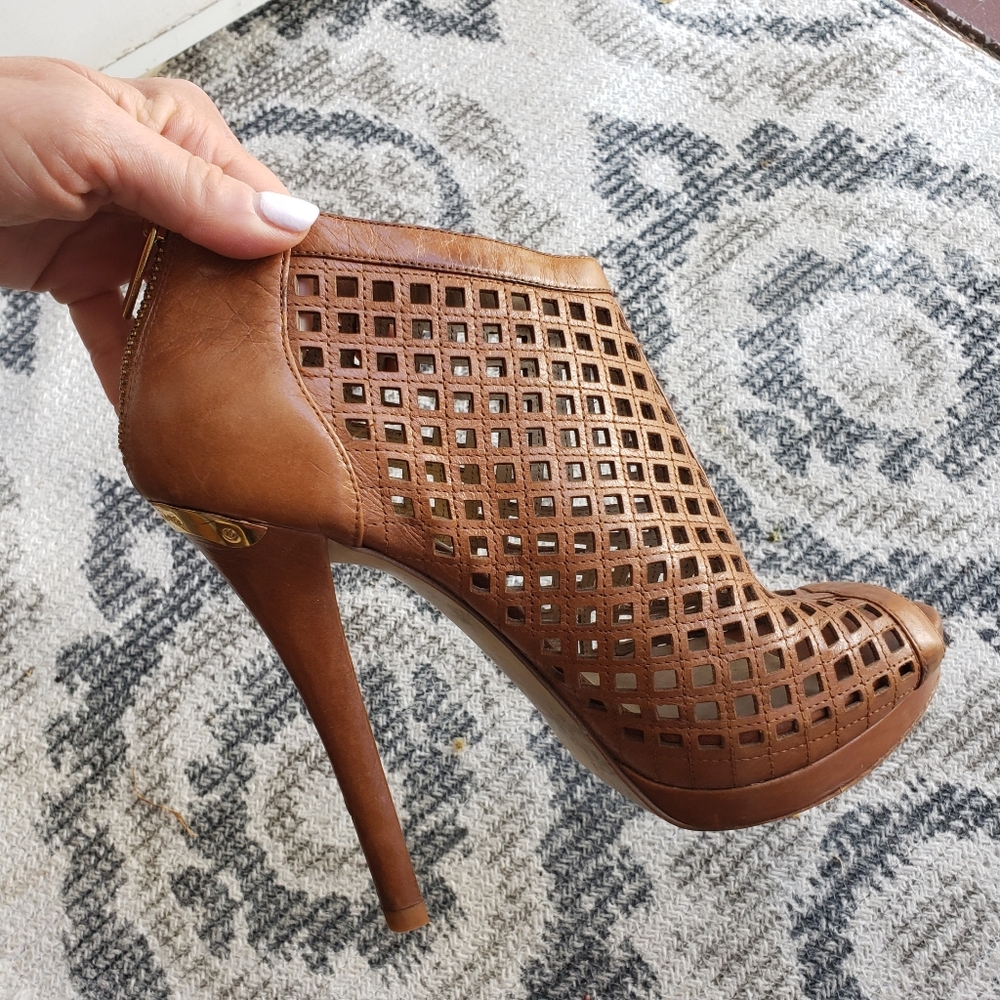 Michael Kors Brown Booties